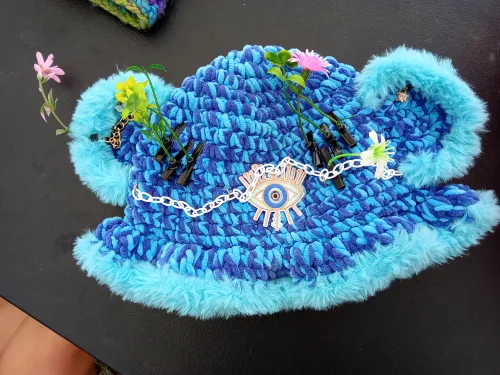 Found item: Blue Bear Hat