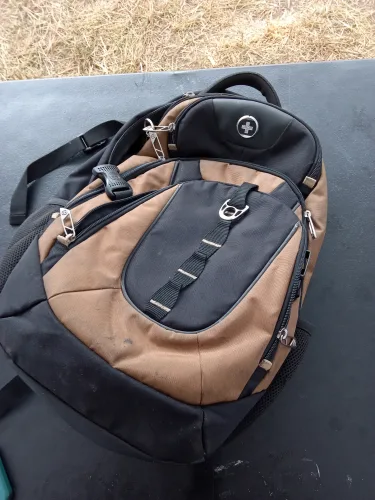 Found item: Brown backpack
